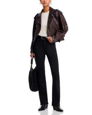 Flexi Peyton High Rise Bootcut Jeans in Black