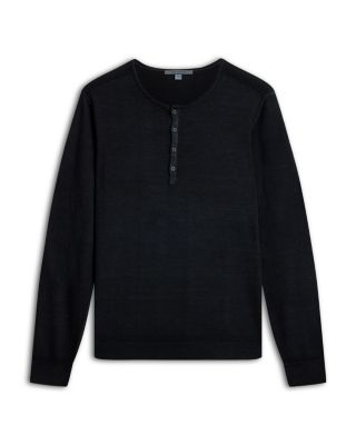 Eren Regular Fit Wool Blend Henley Tee  