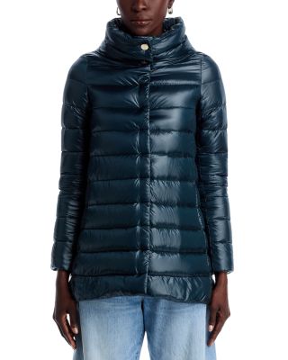 Amelia Stand Collar Down Puffer Coat
