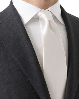 Solid Satin Silk Tie