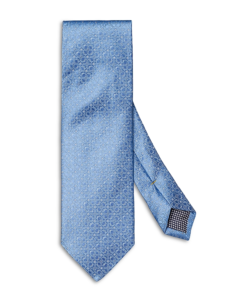 Eton Men's Floral Silk Tie In Blue