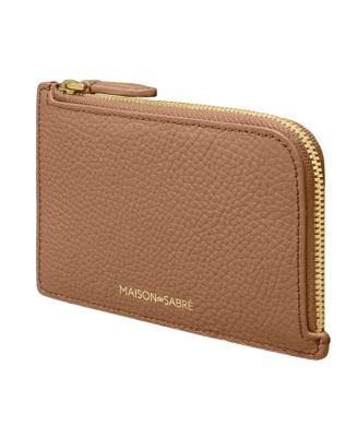 Leather Zip Card Holder