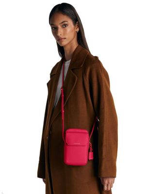 MAISON de SABRÉ Leather Zip Phone Pouch | Bloomingdale's