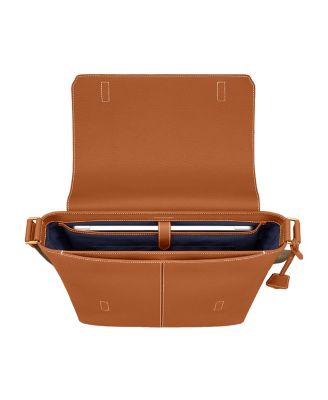 Leather Flaire Messenger Bag