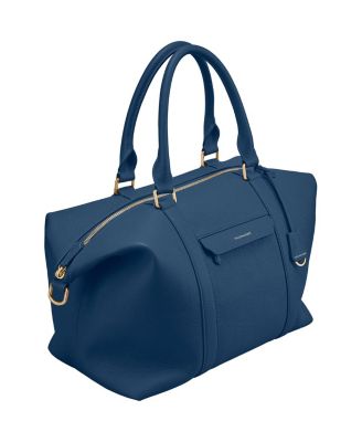 Large Leather Weekender Bag