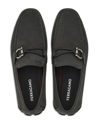 Men's Gancini Suede Loafers 