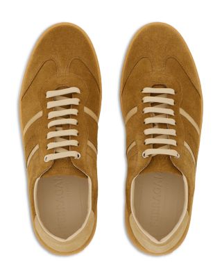 FERRAGAMO Men's Achille Lace Up Leather Sneakers
