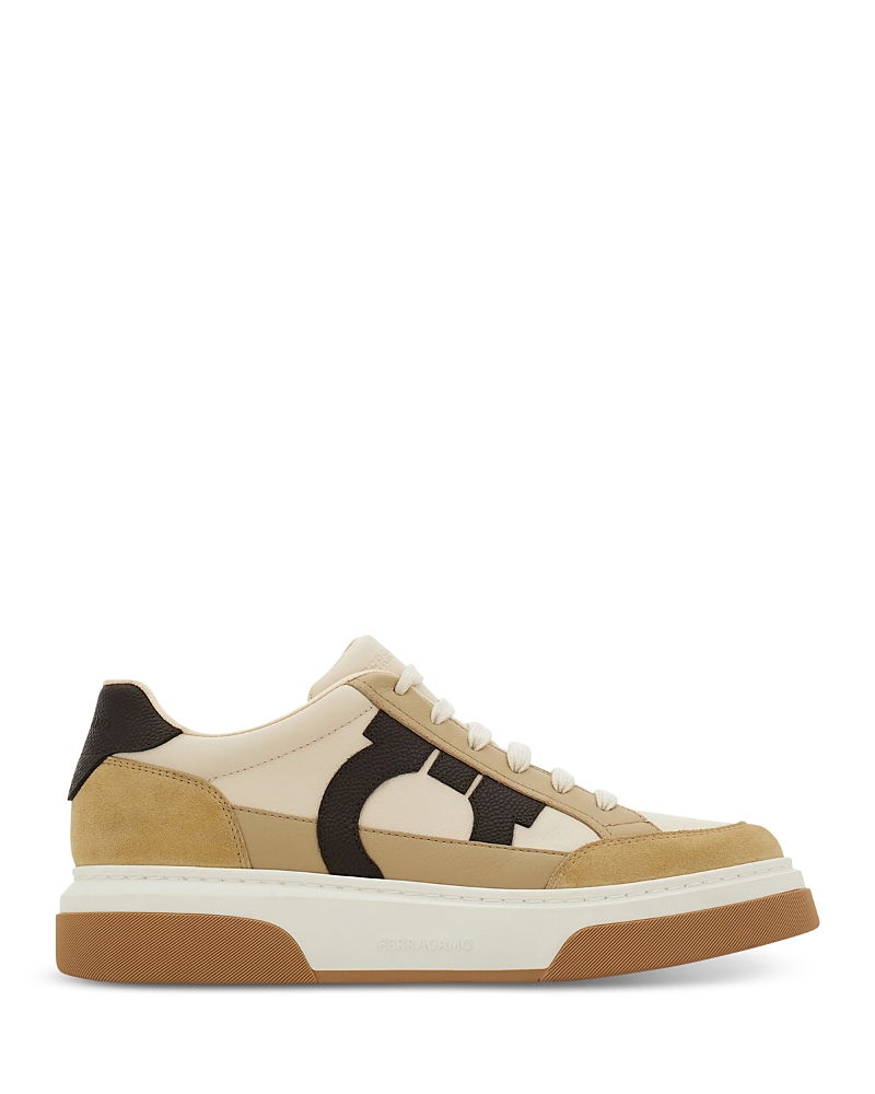 Ferragamo Men's Cassina Leather Sneakers