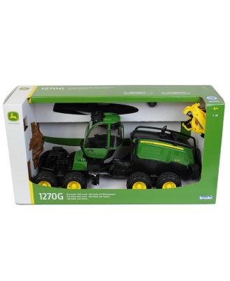  1/16 John Deere Harvester with Trunk 2-4 - Ages 5-7