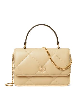 Tory Burch - Kira Pav&eacute; Logo Diamond Quilted Shoulder Bag