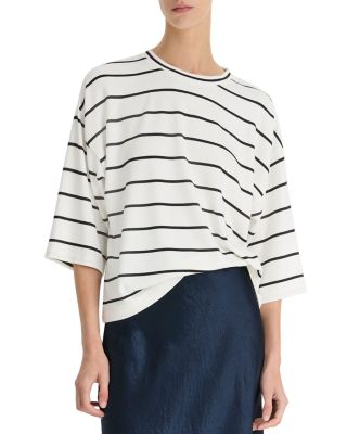 Vince - Striped Wide Sleeve Tee