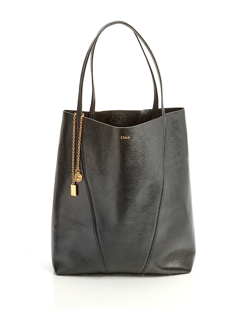 Chloe Leather Spin Large Tote