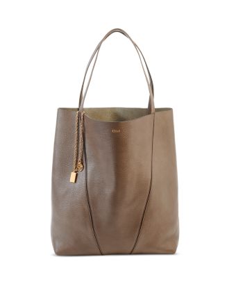 【関税&送料込】Chloe Sand Leather Large Spin Shopping Bag Chloé Leather Spin Large Tote | Bloomingdale's