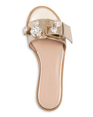 Women's Embellished Slide Sandals