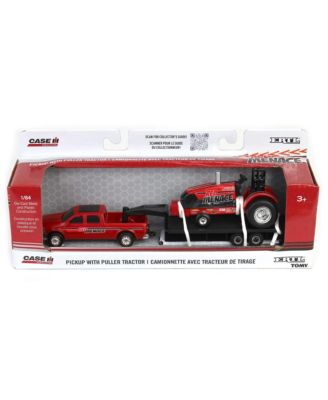  Case IH "Red Menace" Pulling Tractor with Pickup Truck & Trailer 3+ - Ages 5-7