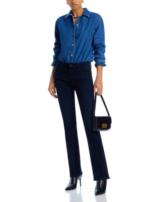 Manhattan High Rise Bootcut Jeans in Duchess