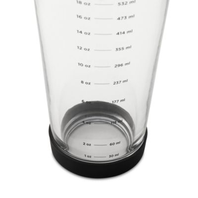 Glass 18 Oz Cocktail Shaker Bottle
