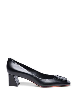 Women's Hasmig Tonal Buckle Leather Pump