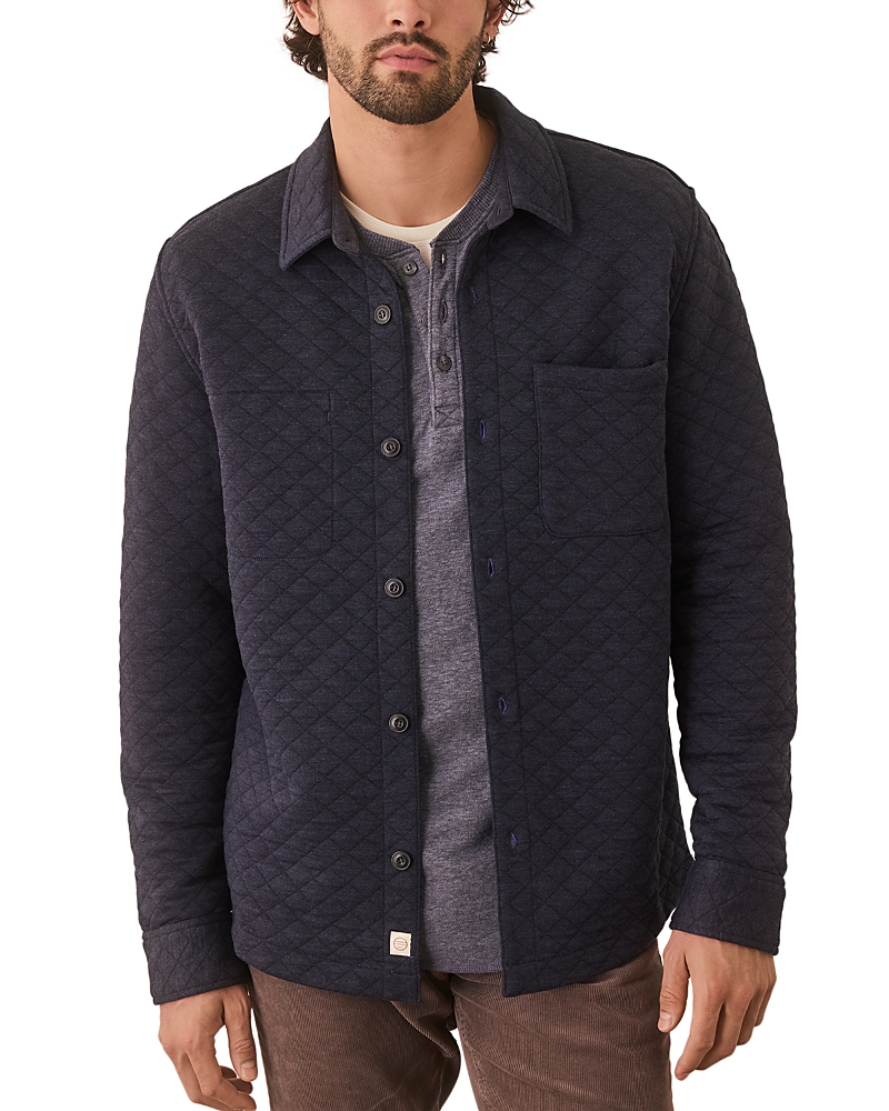 MARINE LAYER CORBET HEAVYWEIGHT QUILTED OVERSHIRT