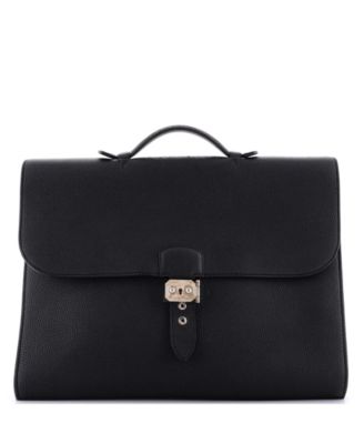 Pre-Owned Hermes 38 Sac a Depeches Bag Togo