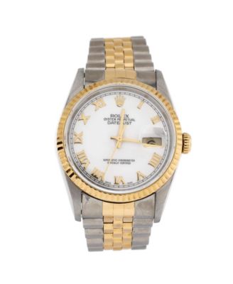 Pre-Owned Rolex - Oyster Perpetual Datejust Automatic Watch in Stainless Steel and Gold 36mm