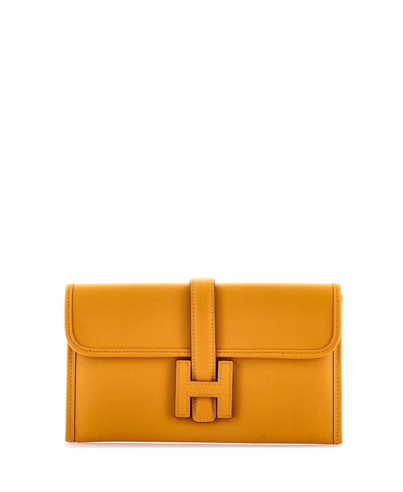 Pre-Owned Hermes Jige Duo Clutch Swift