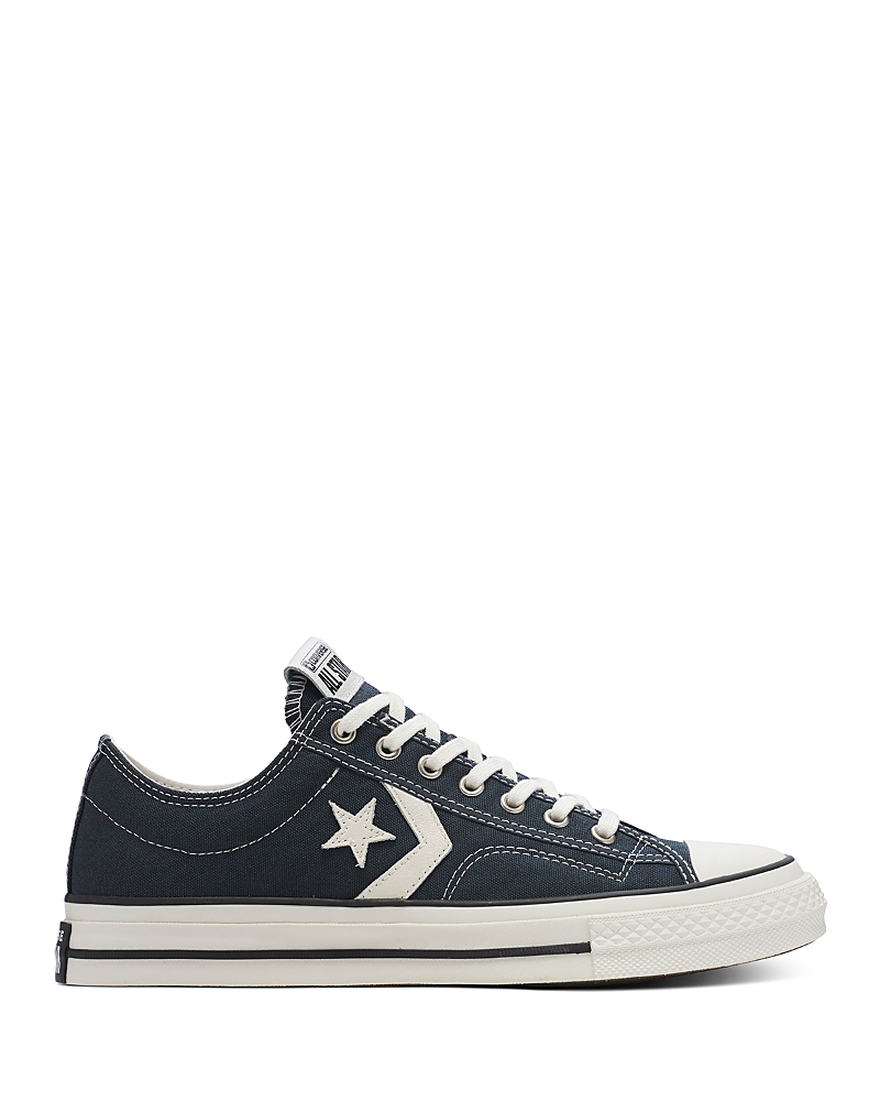 Converse Star Pattern Low-cut Skate Shoes In Black