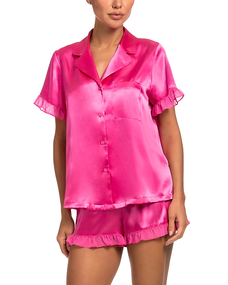 In Bloom by Jonquil Alice Satin Shortie Pajama Set