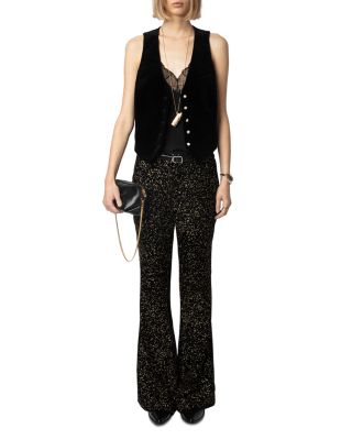 Emaux Velvet Noir Vest