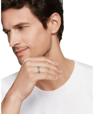 Men's Sterling Silver Chevron Ring