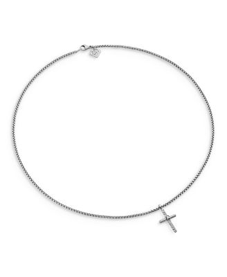 Cable Classics Cross Necklace with Diamond