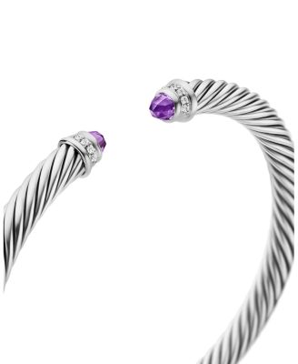 Cable Classics Bracelet with Gemstones and Diamonds, 5mm