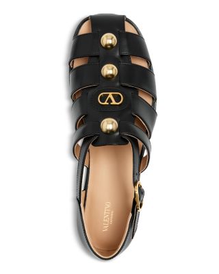 VLogo Embellished Fisherman Sandals 