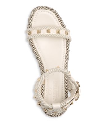 Women's Rockstud Embellished Espadrille Sandals