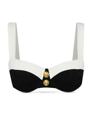 Alexandria Color Blocked Bikini Top