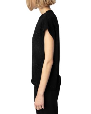 Cecilia HC AO Strass Noir Top