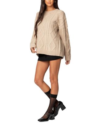 Kennedy Oversized Cable Knit Sweater