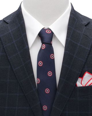 Captain America Shield Silk Classic Tie