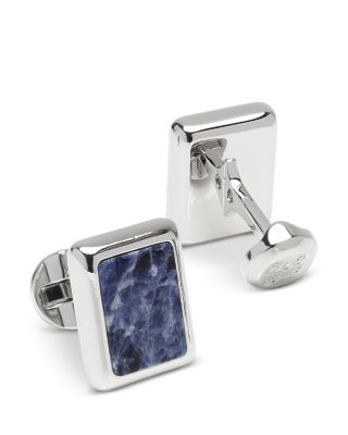 Silver and Sodalite JFK Presidential Cufflinks