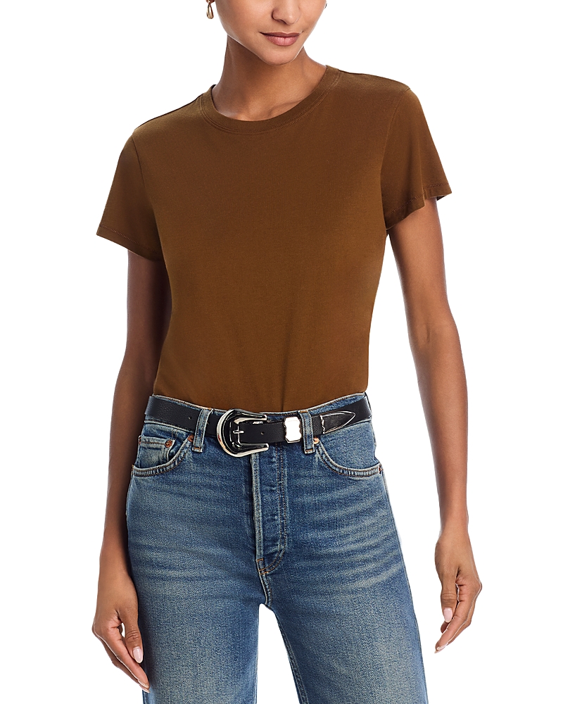 Frame Denim The Baby T-shirt In Moss