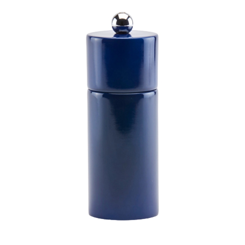Addison Ross Mini Column Lacquered Salt Or Pepper Mill Grinder In Blue