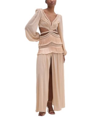 PatBO - Rope Trim Fringe Trim Dress