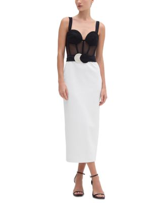 PatBO Rope Trim Corset Dress