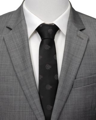 Star Wars Millennium Falcon Black Tonal Tie