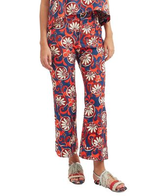 La DoubleJ - Hendrix Pants Moonflower Navy