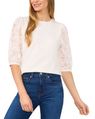 CeCe - Floral Embroidered Top