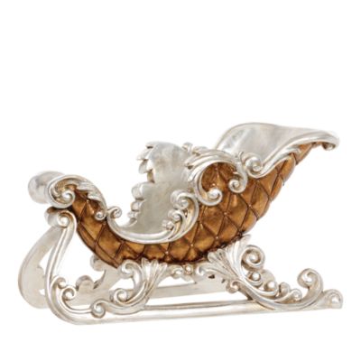 Mark Roberts Copper Gilded Decorative Sleigh
