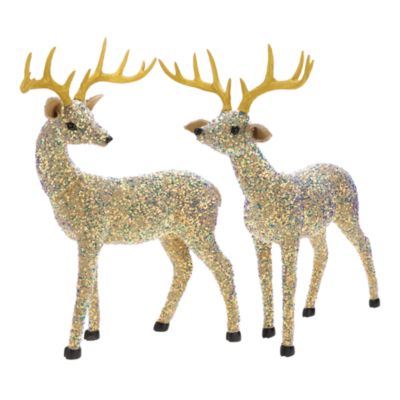 Sparkling Deer, Set of 2
