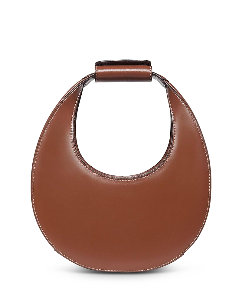 Staud Mini Moon Bag In Tan