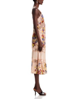 Floral Lace Slip Dress